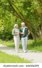 Mature Couple In Spring Park