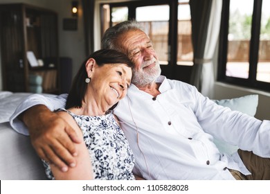 Mature Couple Vacationing At A Resort