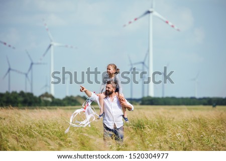 Similar – Image, Stock Photo Clean into the future Sky