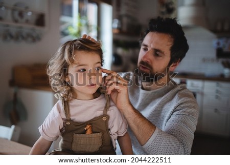 Similar – Image, Stock Photo father combing Lifestyle