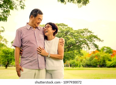 Mature And Happy Japanese Couple