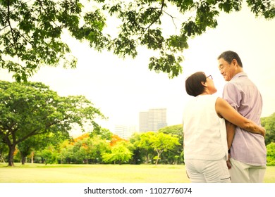 Mature And Happy Japanese Couple