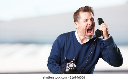 Angry Phone Call High Res Stock Images Shutterstock