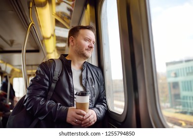 Mature legs on train