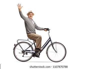 old man on a bicycle