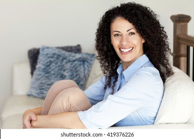 Mature Woman Smiling At The Camera