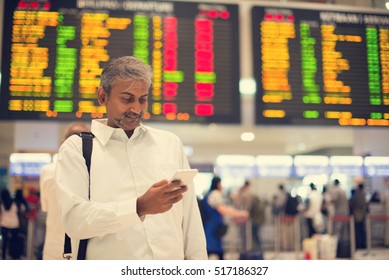 Matured Indian Male At Airport