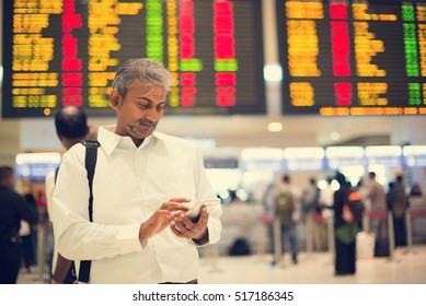 Matured Indian Male At Airport