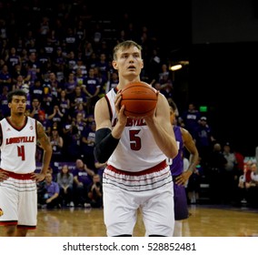 Matz Stockman Center For The Louisville Cardinals At GCU Arena In Phoenix ,AZ USA December,3,2016.