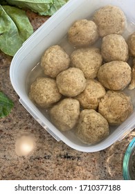 Matzah Ball Jewish Traditional Food 