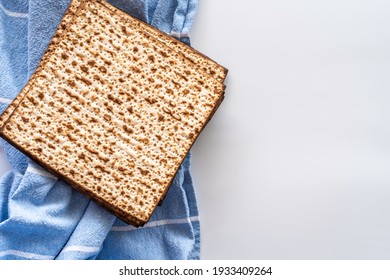 Matzah bread for Jewish holiday Pesach.