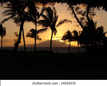 Maui Luau Sunset