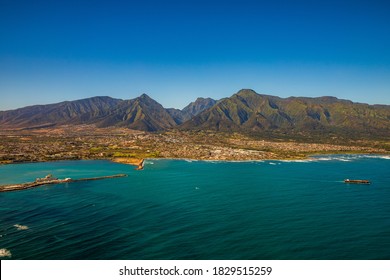 Maui One Of The Hawaiian Islands From A Helicopter