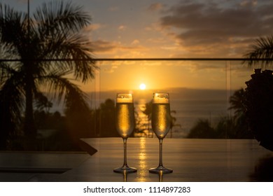 Maui Sunset Champagne