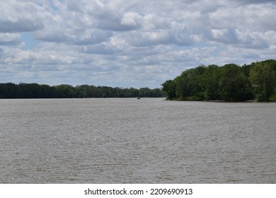 Maumee River In Toledo OH