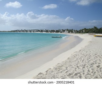 Maundays Bay Beach In Anguilla Island, 2013