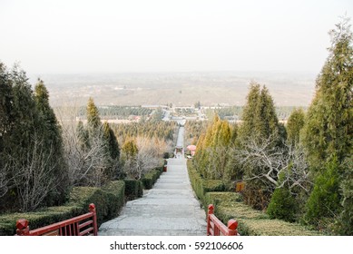 Mausoleum Of The First Qin Emperor In Xian, China