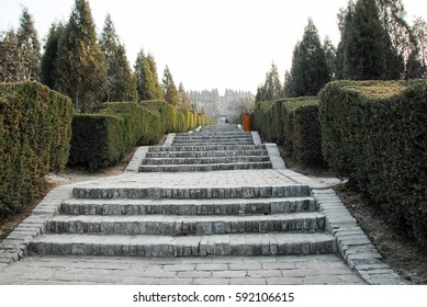 Mausoleum Of The First Qin Emperor In Xian, China