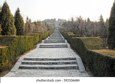 Mausoleum Of The First Qin Emperor In Xian, China