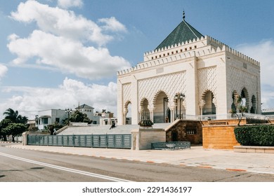 Mausoleum of Mohammed V in Rabat, Morocco.