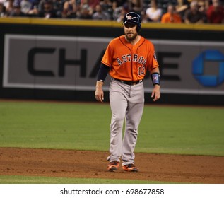 Max Stassi Catcher For The Houston Astros At Chase Field In In Phoenix AZ USA August 15,2017.