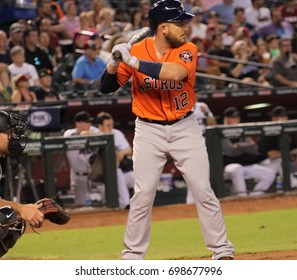 Max Stassi Catcher For The Houston Astros At Chase Field In In Phoenix AZ USA August 15,2017.