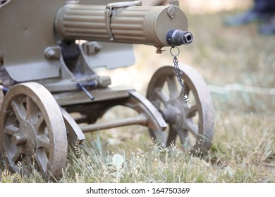 Maxim Heavy Machine Gun In The Field