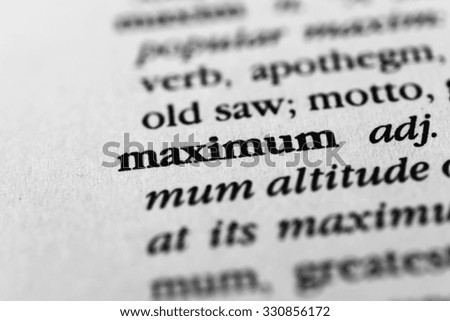 Maximum