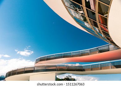 Niterói/RJ/Brazil - May 1 2017: Niterói Contemporary Art Museum