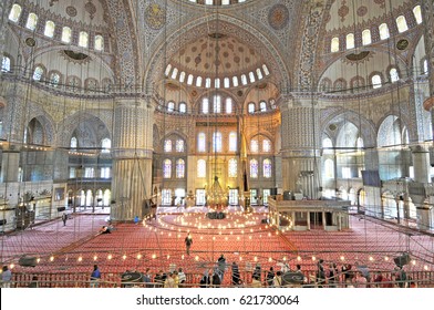 May 10,2010 Blue Mosque Interior.ISTANBUL,TURKEY