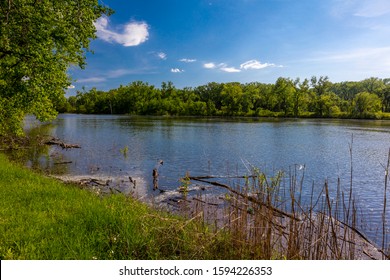 MAY 16 2019, Wood River, IL. USA - Retracing The Lewis And Clark Departure Expedition Departure Point, Wood River Camp Dubois Illinois