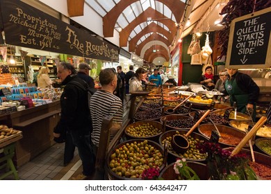 May 20th, 2017, Cork, Ireland - English Market, A Municipal Food Market In The Centre Of Cork, Famous Tourist Attraction Of The City.