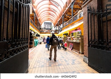 May 20th, 2017, Cork, Ireland - English Market, A Municipal Food Market In The Centre Of Cork, Famous Tourist Attraction Of The City.