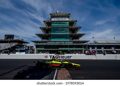 May 21, 2021 - Indianapolis, Indiana, USA: ED JONES (18) Of Dubai, United Arab Emirates Practices For The 105th Running Of The Indianapolis 500 At The Indianapolis Motor Speedway