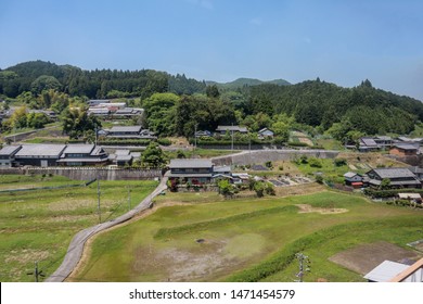 May 24, 2019 - Mie, Japan : Nature View Of Railway Train Line To Ise Gingu Shrine. Ise Jingu Shrine Is The Shinto Shrine That The Japanese Adore As 