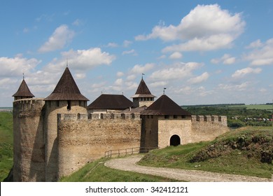 May 25, 2013 : Hotinskaya fortress  - Fortress X-XVIII centuries, situated in the city of Chernivtsi, Ukraine. - Shutterstock ID 342412121
