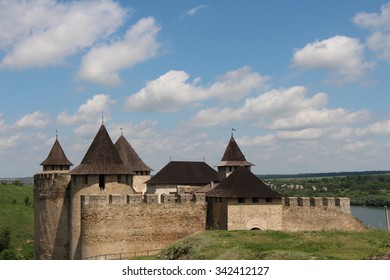 May 25, 2013 : Hotinskaya fortress  - Fortress X-XVIII centuries, situated in the city of Chernivtsi, Ukraine. - Shutterstock ID 342412127