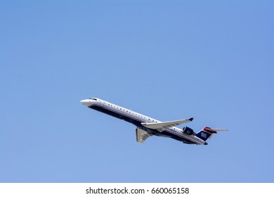 May 27, 2015. Los Angeles International Airport (LAX). US Airways Express (Mesa) Bombardier CRJ-900ER