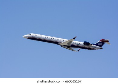 May 27, 2015. Los Angeles International Airport (LAX). US Airways Express (Mesa) Bombardier CRJ-900ER