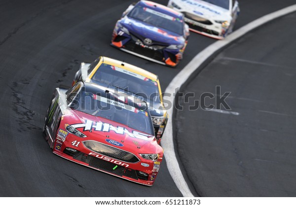 May 28, 2017 - Concord, NC, USA: Kurt Busch\
(41) brings his car through the turns during the Coca Cola 600 at\
Charlotte Motor Speedway in Concord,\
NC.