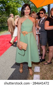 May 30, 2015 - Jersey City, NJ, USA - Freida Pinto Attends The 8th Annual Veuve Clicquot Polo Classic In Liberty State Park