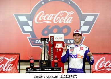 May 30, 2022 - Concord, NC, USA: Denny Hamlin Wins The Coca-Cola 600 At Charlotte Motor Speedway.