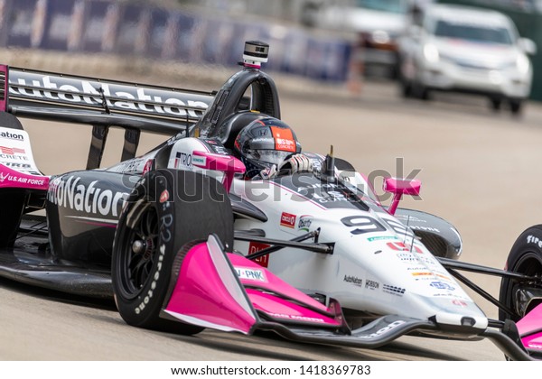 May 31, 2019 - Detroit,\
Michigan, USA: MARCO Andretti (98) of the United States prepares to\
practice for the Detroit Grand Prix at Belle Isle in Detroit,\
Michigan.