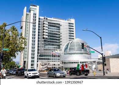 May 5, 2019 San Jose / CA / USA - The Modern City Hall Building Of San Jose On A Sunny Day, South San Francisco Bay Area, California