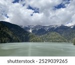 May 5, 2021. Ritsa is a mountain lake of glacial-tectonic origin in the Western Caucasus, in Abkhazia