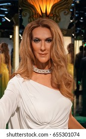 May 8. 2017 Museum Of Wax Statues Grevin In The Capital Of The Czech Republic In Prague: Céline Dion - Singer