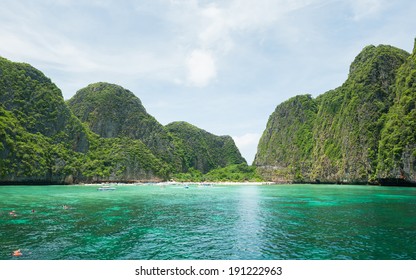 Maya bay, Phi Phi Island, Krabi, Thailand - Shutterstock ID 191222963