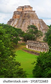 Mayan Pyramid In Uxmal, Yucatan, Mexico