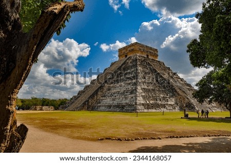 Mayan pyramids on the Yucatan Peninsula in Mexico, Belize and Guatemala