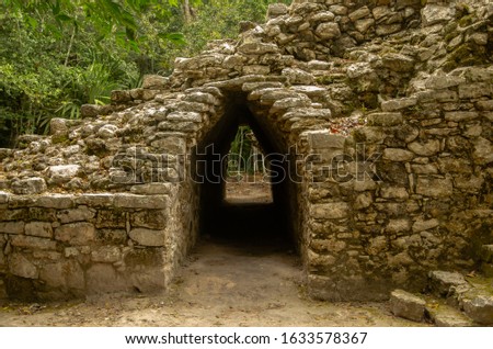 Mayan ruins in Coba, Mexico
